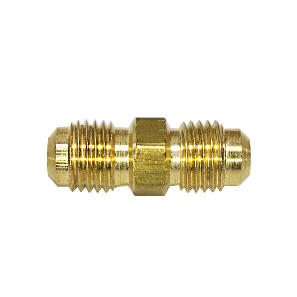 União latão 1/4 sae x 1/4 sae usicom 541414