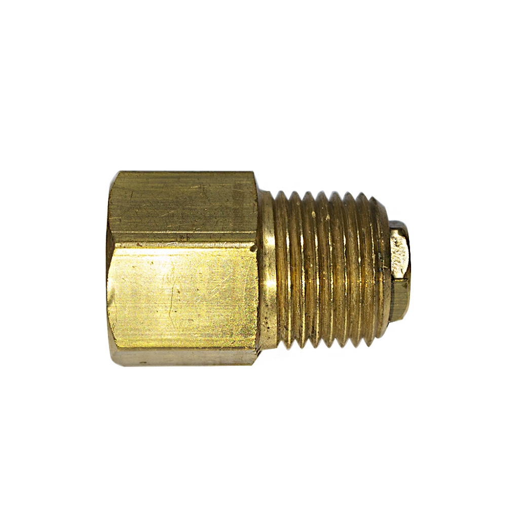 VÁLVULA LATÃO RETENÇÃO P/ BOTIJÃO 1/2 NPT X 1/2 NPTF