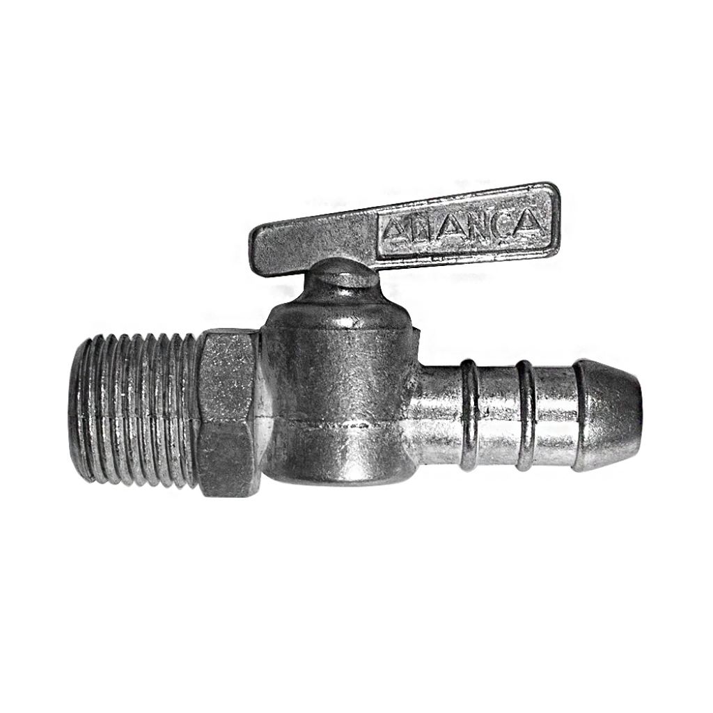 Registro zamac 3/8 npt x 3/8 bm 