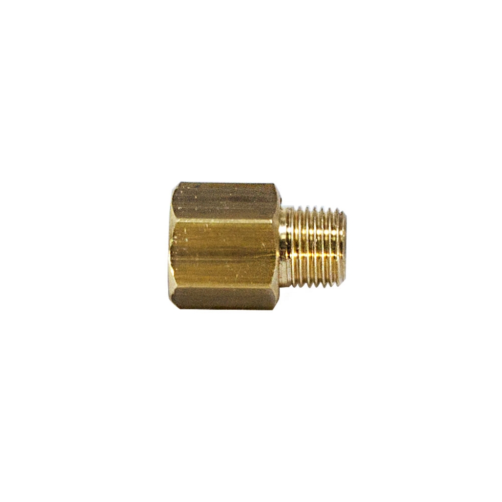 UNIÃO LATÃO 1/4 NPTF X 1/8 NPT