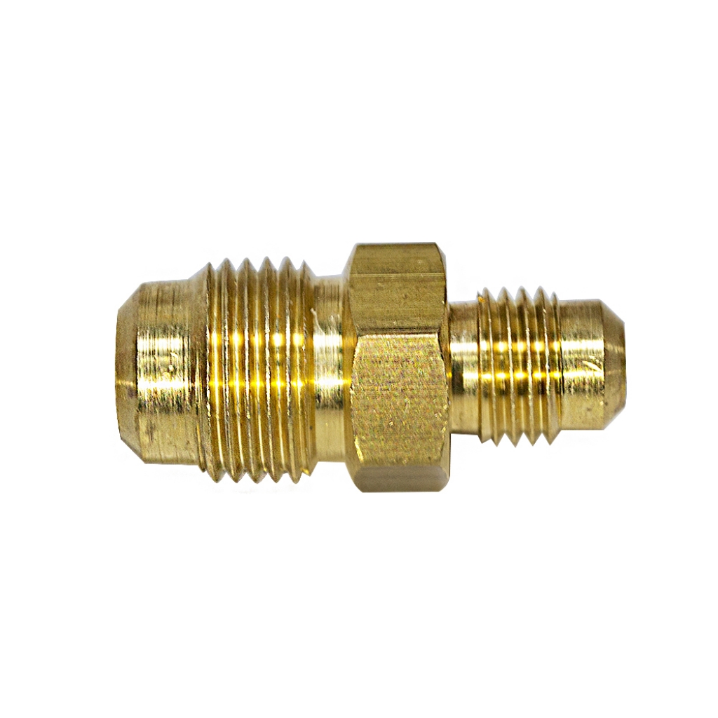 União latão 1/4 sae x 3/8 sae usicom 541438