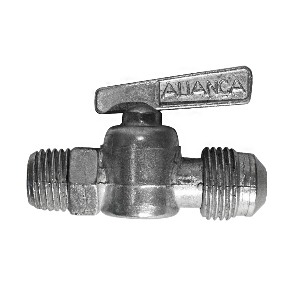 Registro zamac 1/4 npt x 3/8 sae 